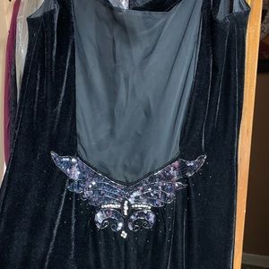 Black Velvet Elegant dress